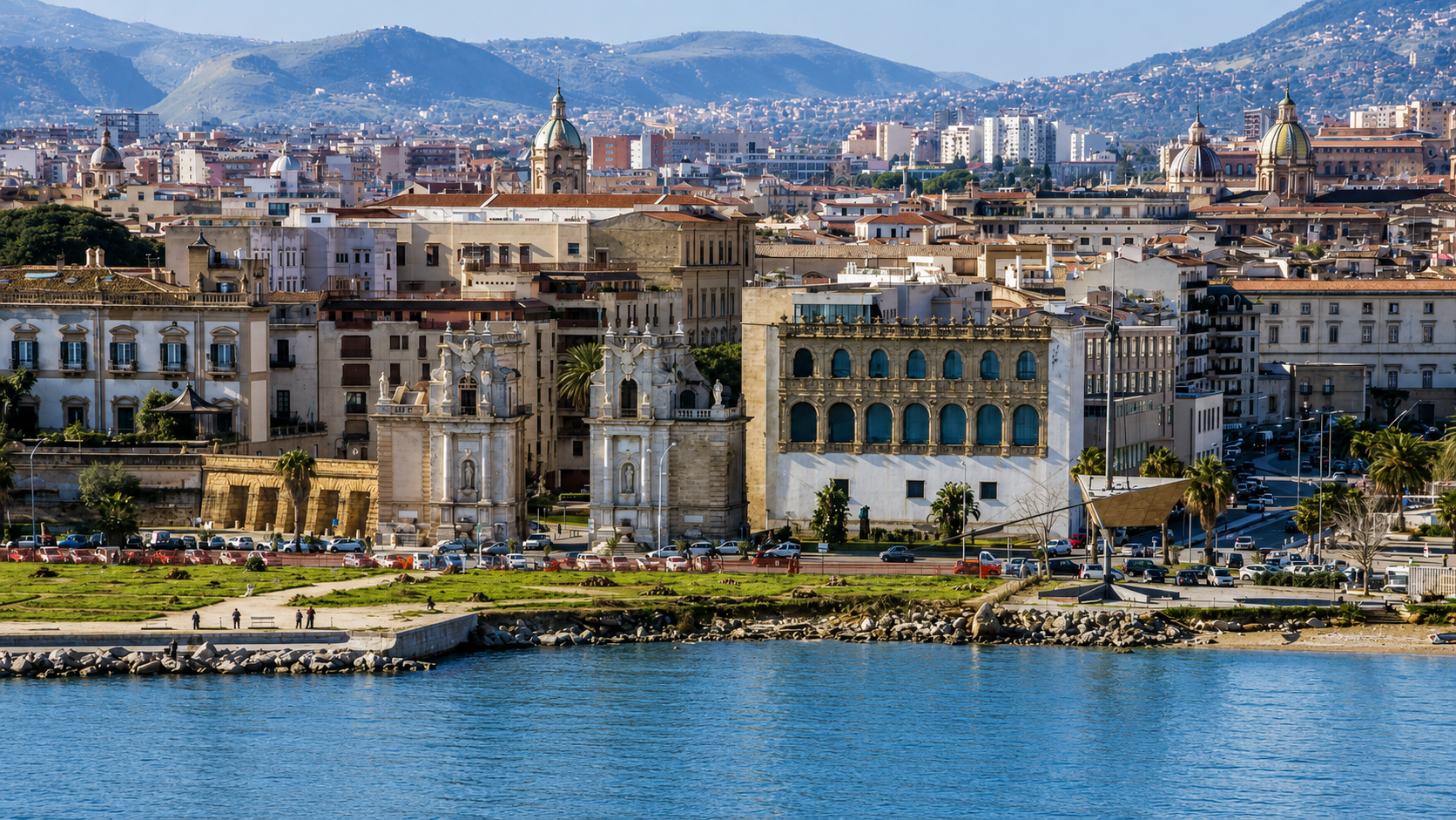 Veduta panoramica di Palermo